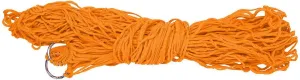 Comfortable Double Swing Hanging Bed, Nylon Mesh Hammock for Outdoor Camping, Strong Load Bearing and Easy to Install, Lightweight and, 5 Color Options (Orange)