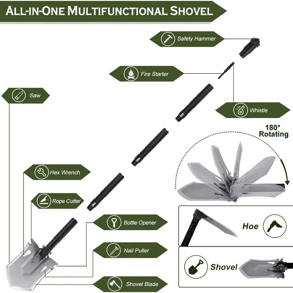 CompactDigger™ - Folding Survival Shovel