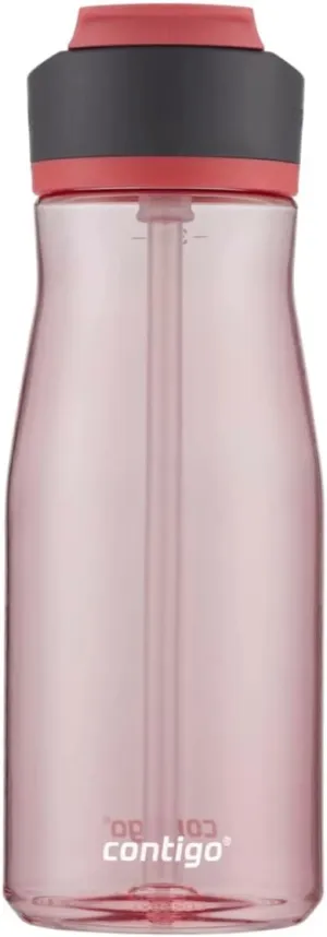 Contigo AUTOSPOUT Water Bottle, 24oz, Frosted Rose