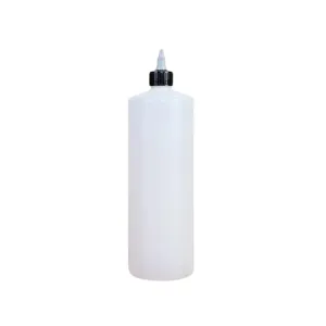 Cosmetic container Seven different capacities for squeezing head squeeze bottle Translucent plastic Paint ink gel cap adjustable