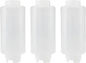 Creative Mark Cylo FIFO Squeeze Bottle -Empty - 3 Pack - 32 oz. Inverted Squeeze Bottle with Air-Tight Non-Drip Silicone Valve; Acrylic Paint, Sauce & Condiment Bottles for Painters and Food Industry