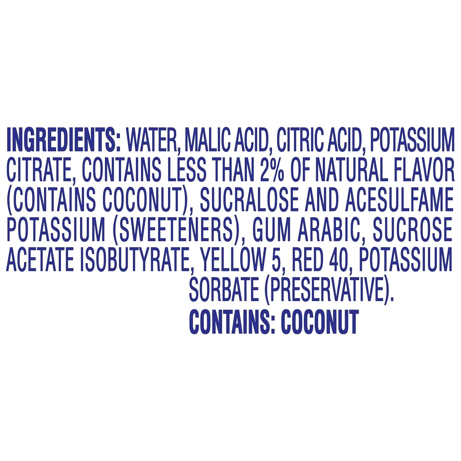 Crystal Light Liquid Energy Drink, Tropical Coconut, 1.62 fl oz (Pack of 6)