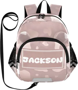 Custom Beauty Cow Preschool Backpack Design Daycare Bookbag School Backpack with Traction Rope Fashion Casual Cartoon School Travel Picnic Birthday for Kids 3-6