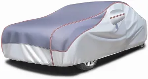 Custom Hail Proof Car Cover Compatible with VW Golf V GTI 3 Doors 2004-2008,Multi-Layered Car Hail Blankets with Cotton Outdoor Full Exterior Covers Waterproof Sunproof All Weather Protection(Gray)