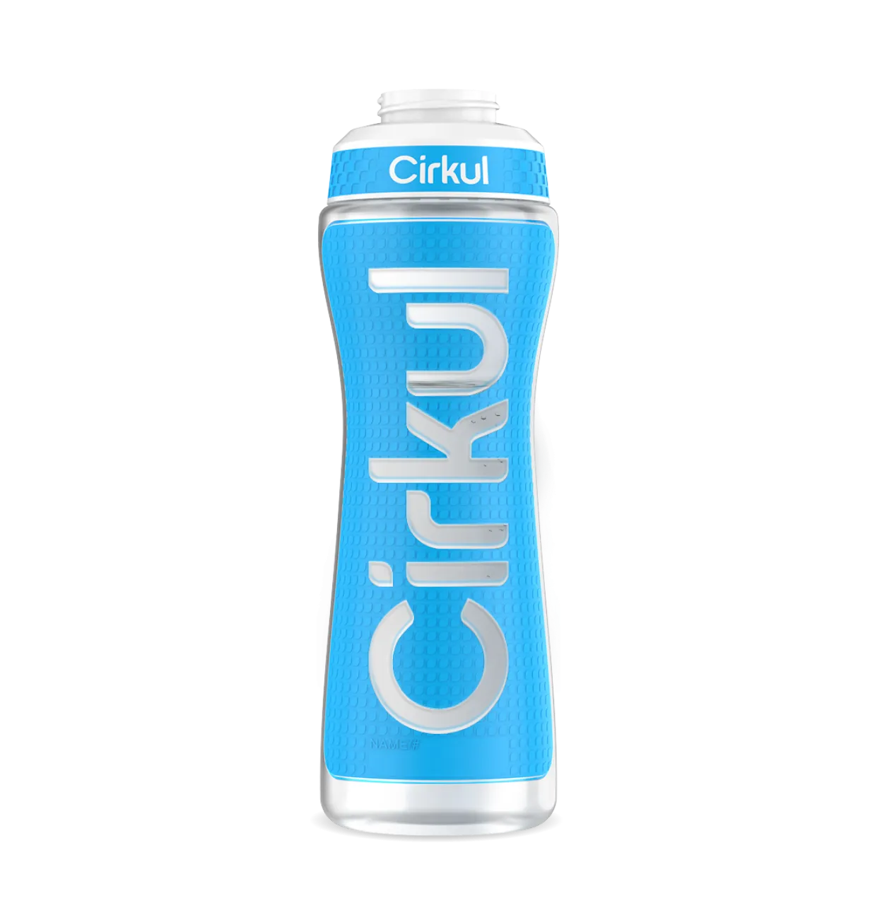 CX: Limited Edition: 22oz. Blue Grip Squeeze Plastic Bottle with Sport Lid