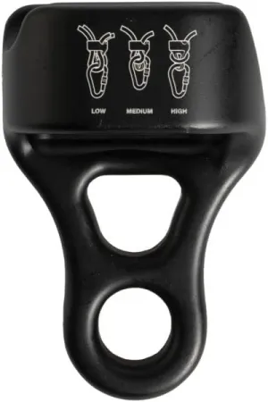 Cypher XF Forge Climbing Belay Device, Black