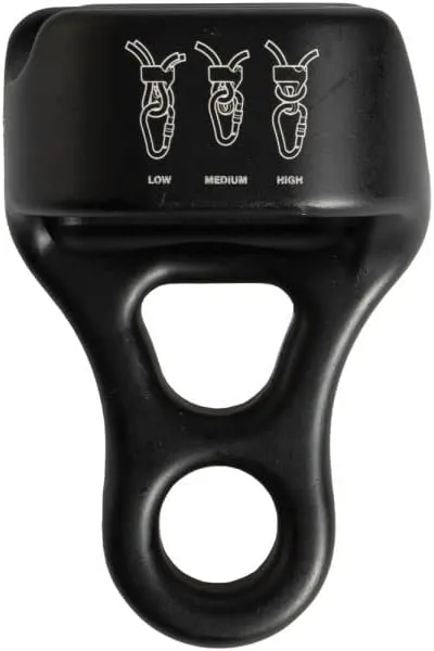 Cypher XF Forge Climbing Belay Device, Black