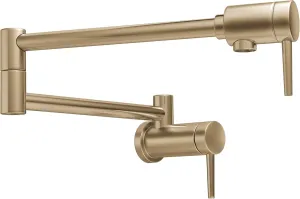 DELTA FAUCET 1165LF-CZ Contemporary Wall Mount Pot Filler