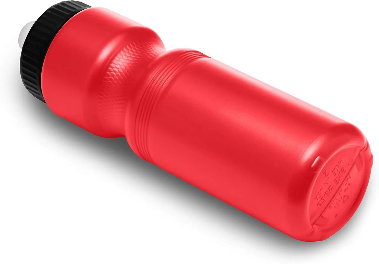 DISCOUNT PROMOS 28 oz. Push Cap Plastic Water Bottles Set of 6, Bulk Pack - Perfect for Gym, Hiking, Camping, Outdoor Sports - Red