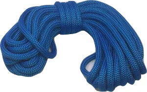 Double Braid Nylon Rope Blue 1/2 inch by 50 feet