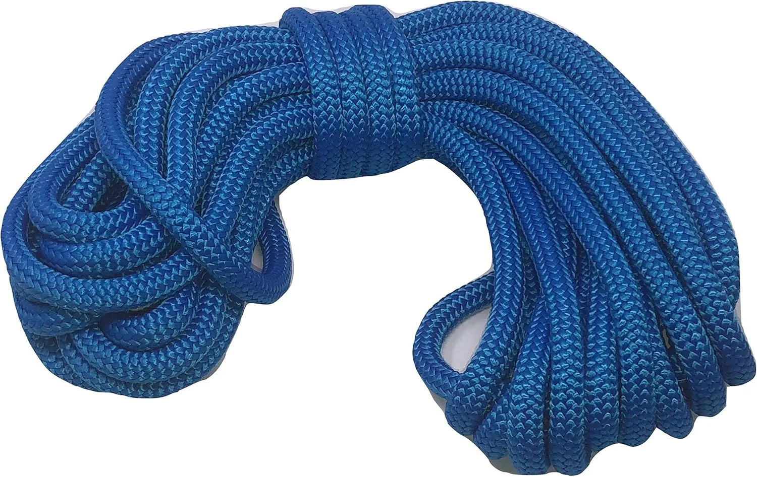 Double Braid Nylon Rope Blue 1/2 inch by 50 feet