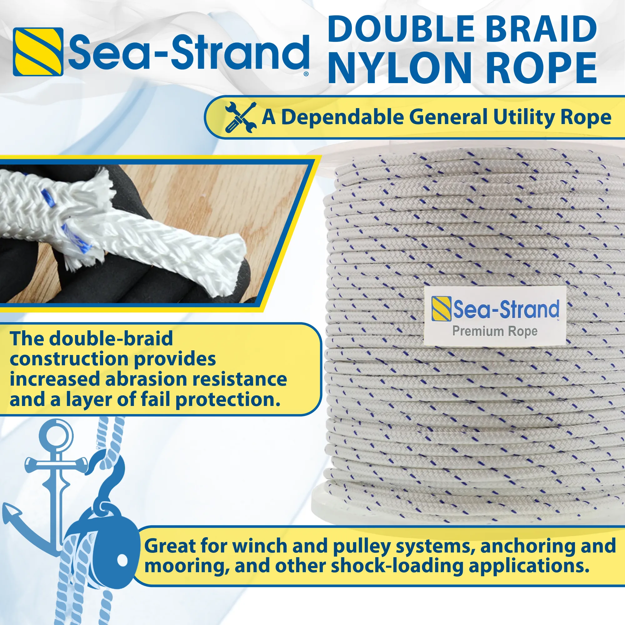 Double Braided Nylon Rope