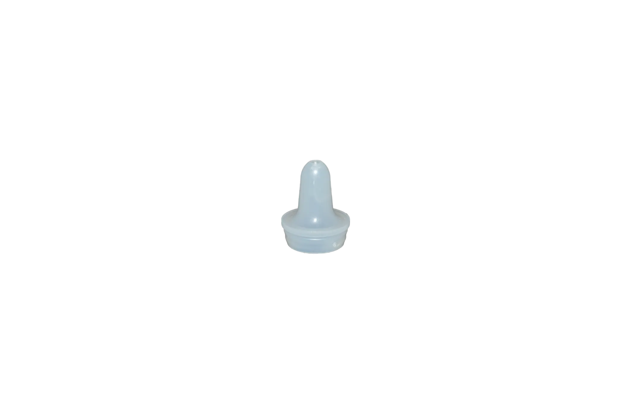 Dropper tip 20mm external round in natural (cap)