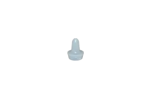 Dropper tip 20mm external round in natural (cap)
