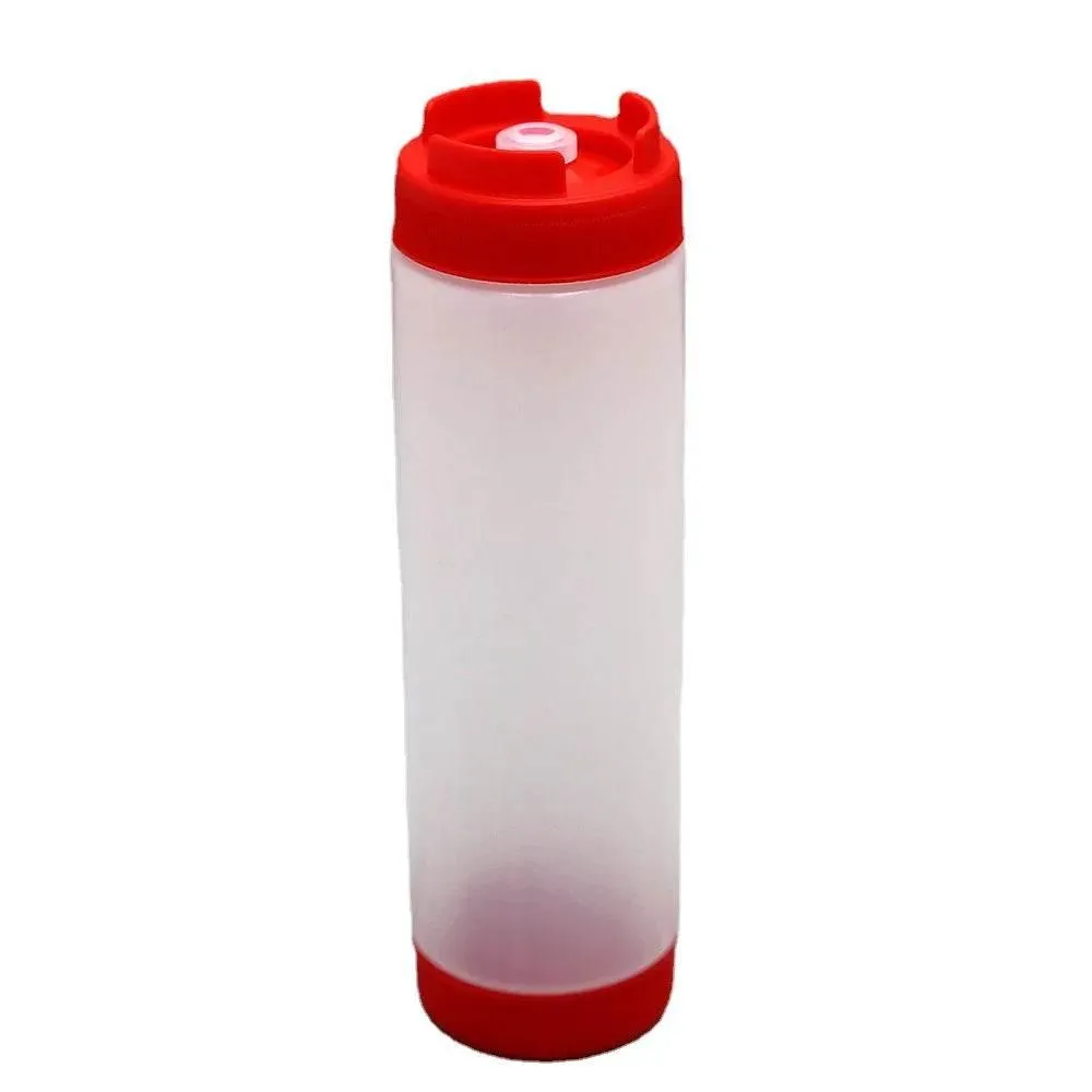 Dual-Head Squeeze Bottle - Ketchup and Dressing Dispenser