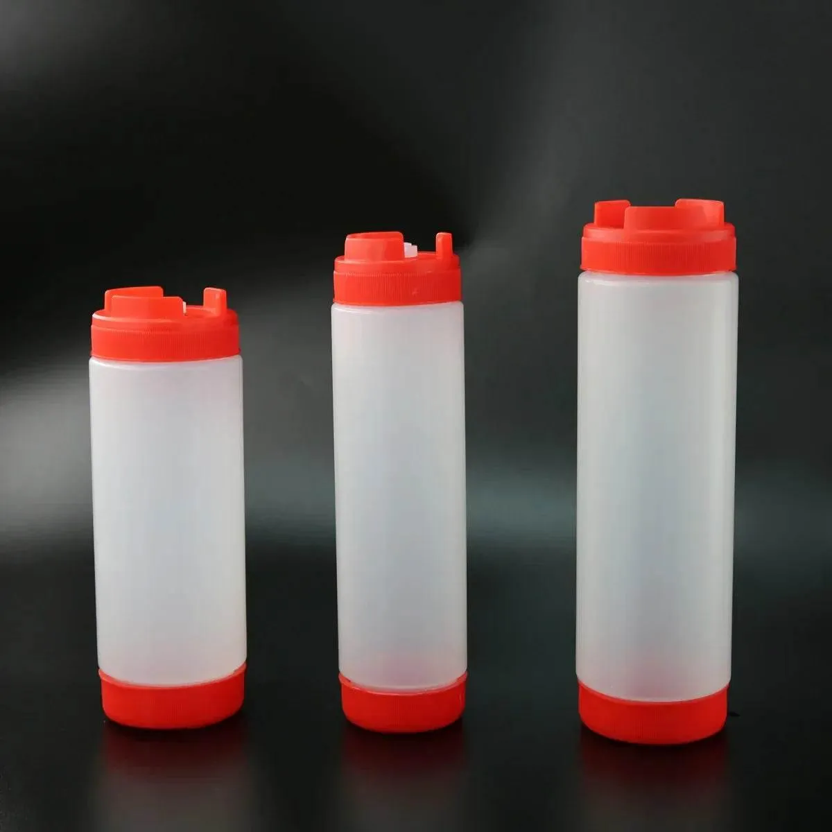 Dual-Head Squeeze Bottle - Ketchup and Dressing Dispenser