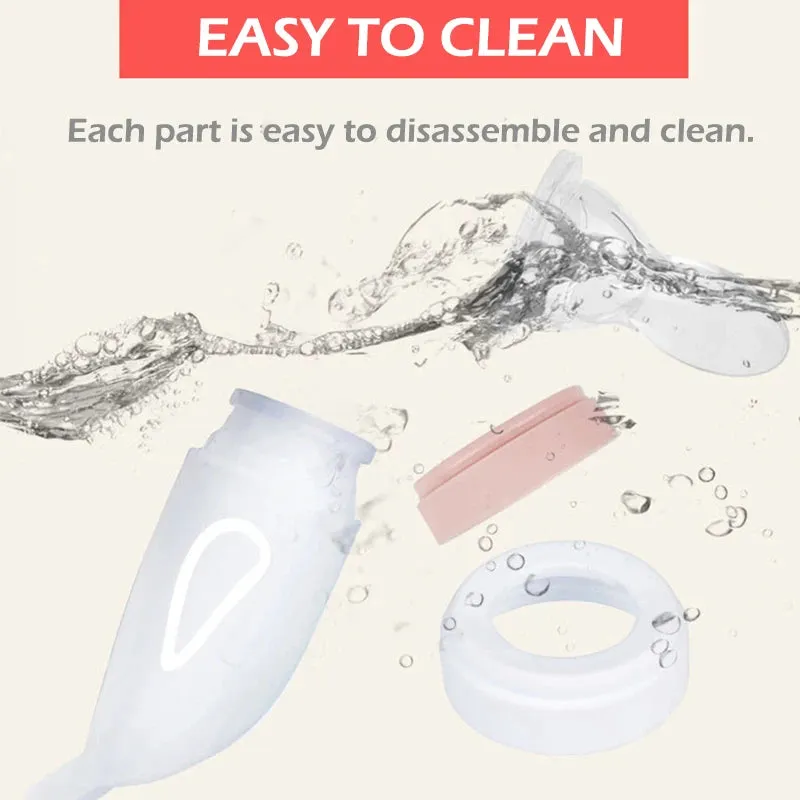 Easy Squeeze Silicone Baby Food Feeding Spoon