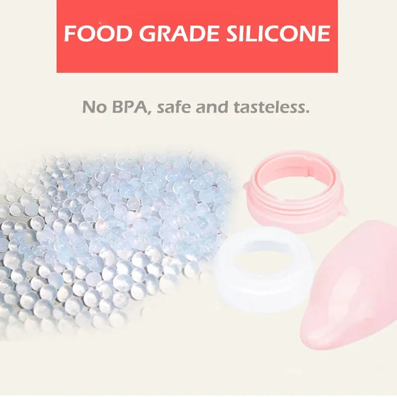Easy Squeeze Silicone Baby Food Feeding Spoon