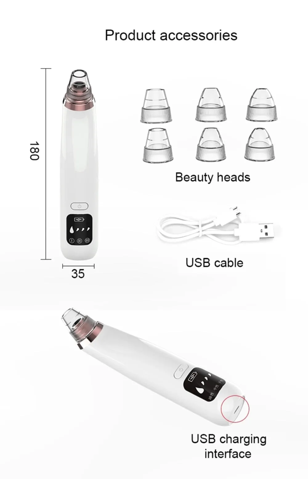 Electric Ultrasonic Face Care Skin Scrubber Vacuum Blackhead Remove Facial Cleaning Beauty Instrument Silicone Cleansing Brush