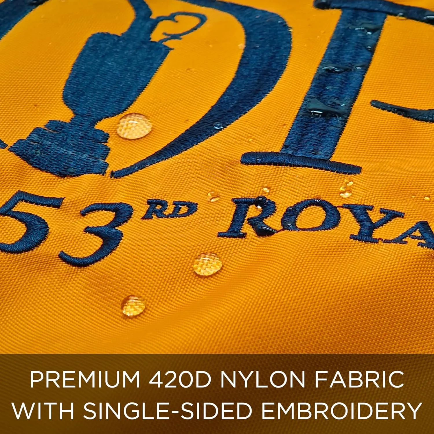 Embroidered Themed Golf Flag 2025, 14x20 Inch, Premium 420D Nylon, Ideal for Practice Putting Green, Driving Range, Golf Course, Golf Club, Collectors