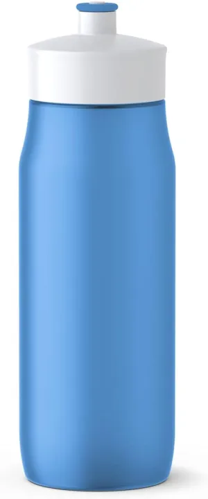 EMSA 518087 Squeeze Bottle – 0.6 L, Polyethylene, Blue, 6.5 x 6.5 x 21.9 cm