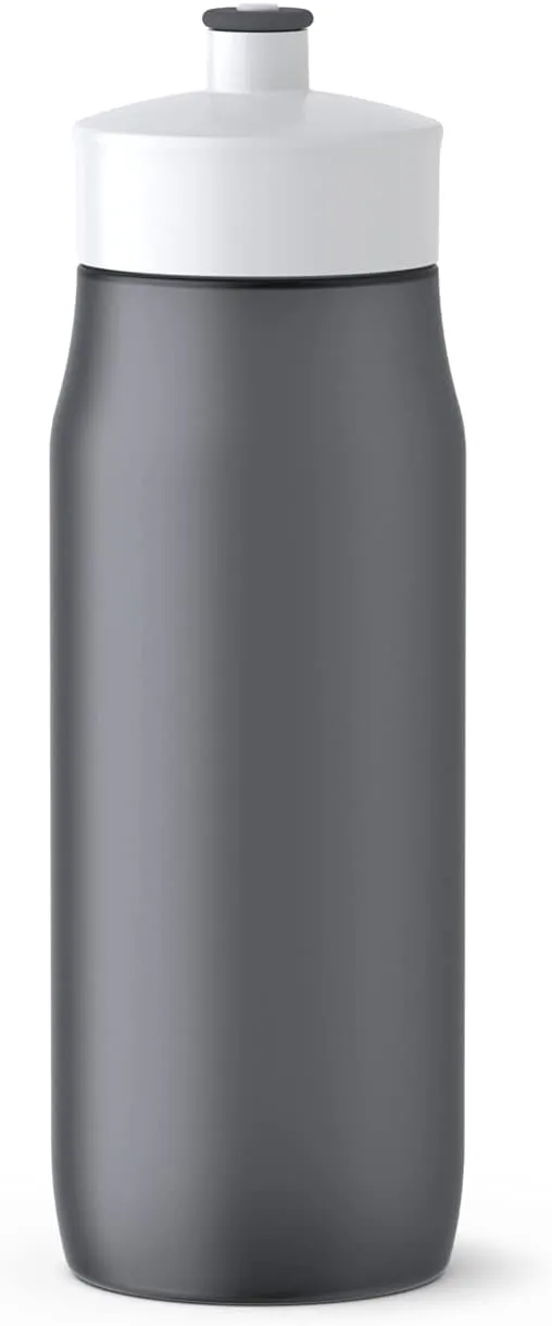 EMSA GmbH 518086 Squeeze Bottle 0, 6l Anthracite PE – 6.5 x 6.5 x 21.9 cm