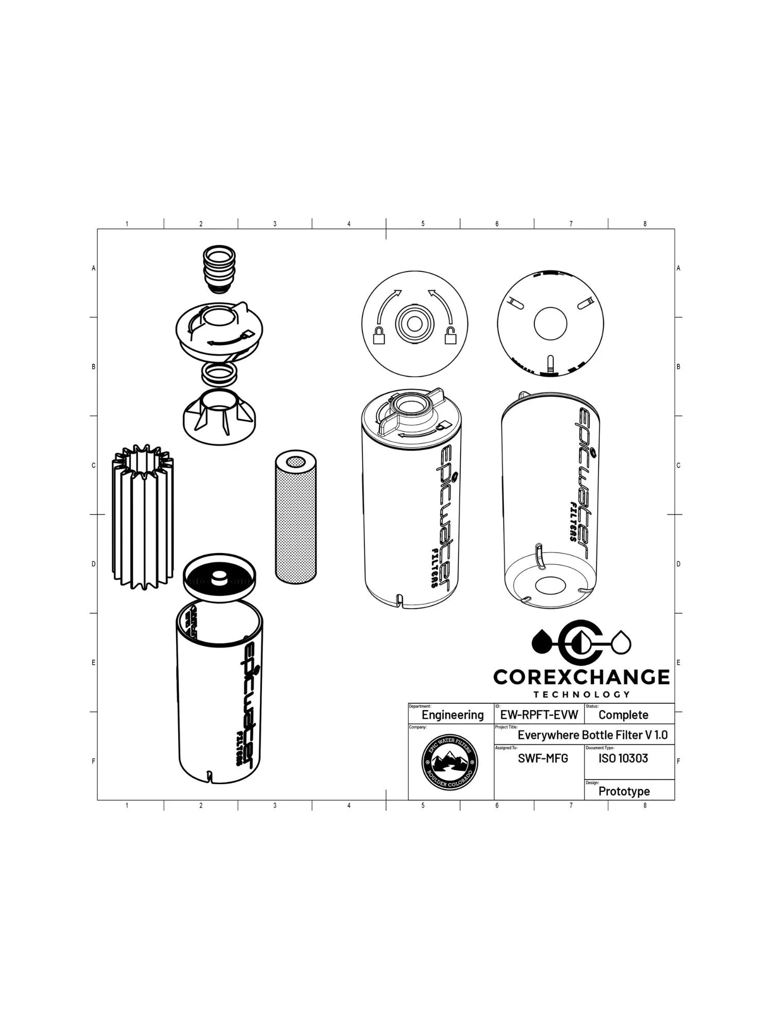Epic Water Everywhere Bottle Filter