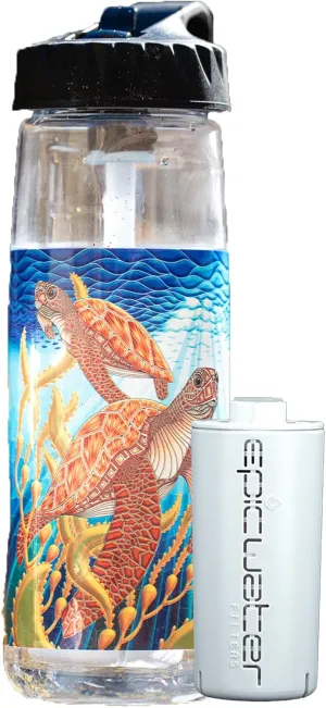 Epic Water Filters Nalgene OG Kids Water Bottle with Filter, NSF Certified USA Made Filter, USA Made Bottle, BPA Free, Removes 99.99% Tap Water Contaminants, For School, Travel, Sports