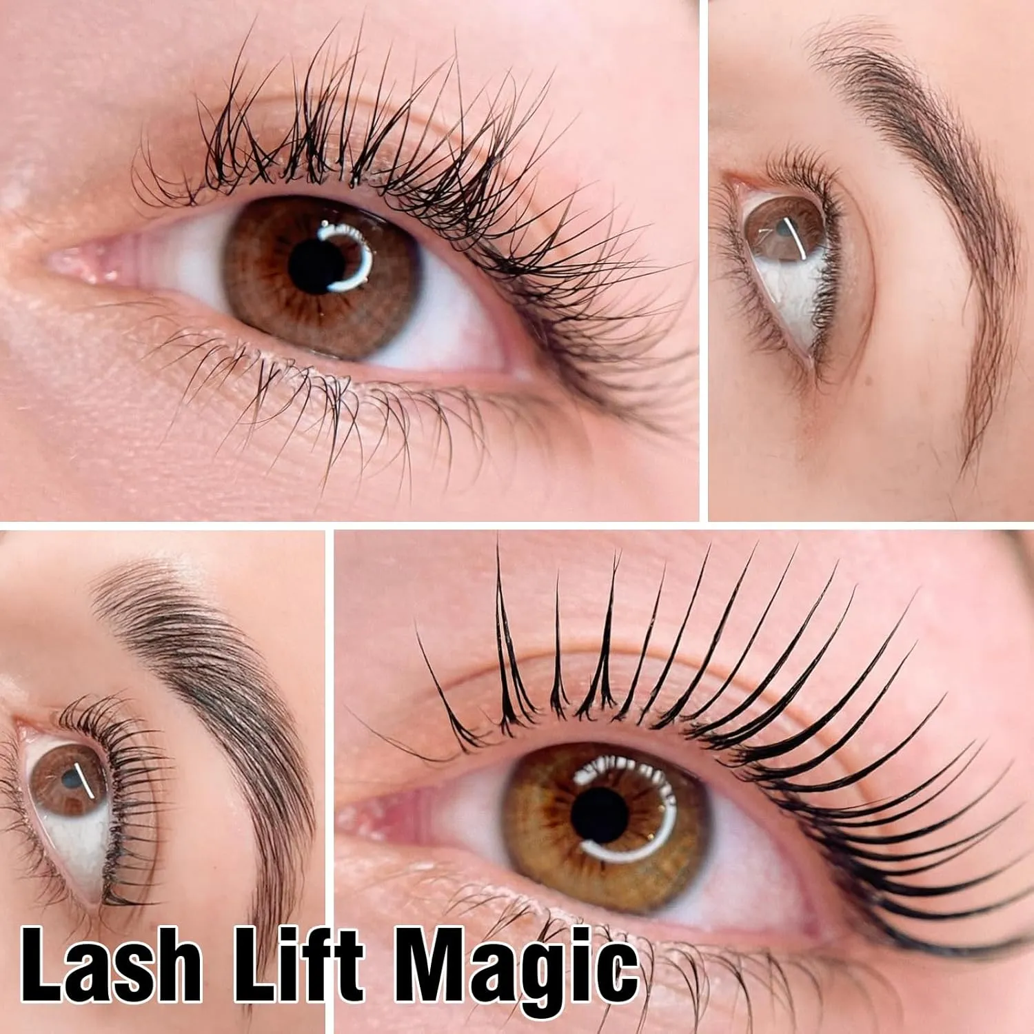 Eyelash Lift Kit Lash Lifting Instant Easy for Beginner Eyelash Perm Kit Achieve Fuller Thicker Salon Lashes Result
