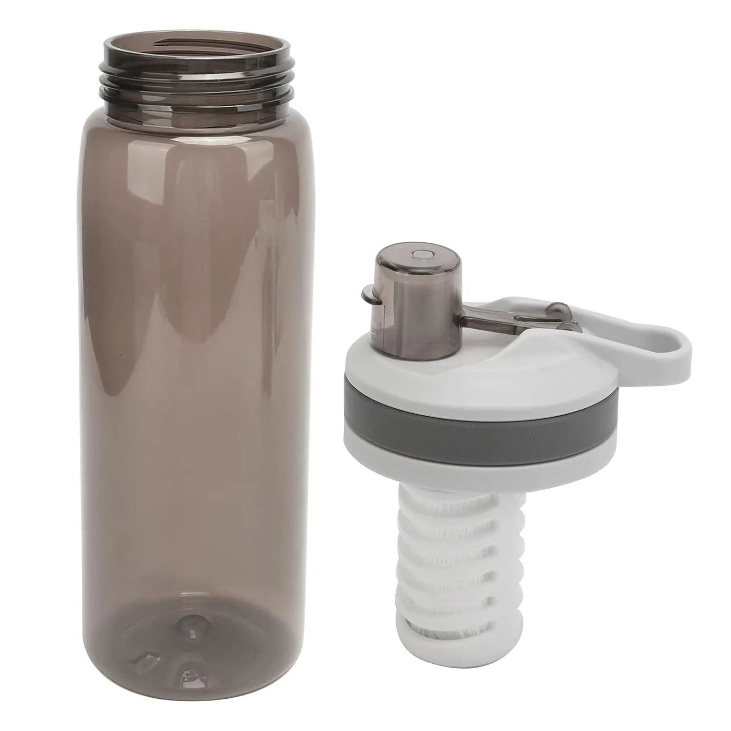 Filtered Water Bottle, Water Filter Bottle 770ml ABS Water Bottle with Filter with Lid for Camping Hiking (#3)