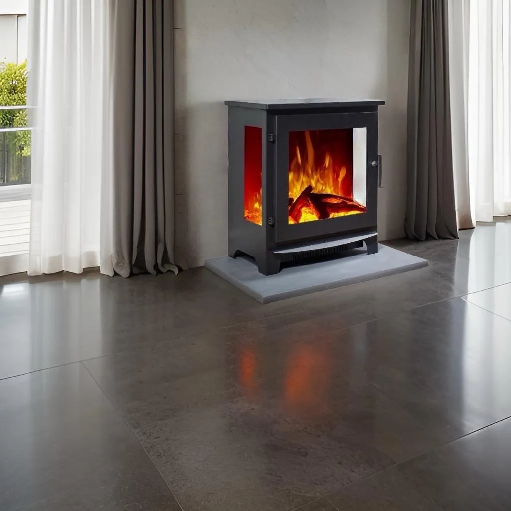 Flametek Trio 3-Sided Electric stove