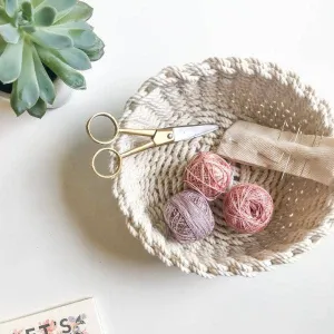 Flax & Twine Jessie Twined Rope Bowl Kit