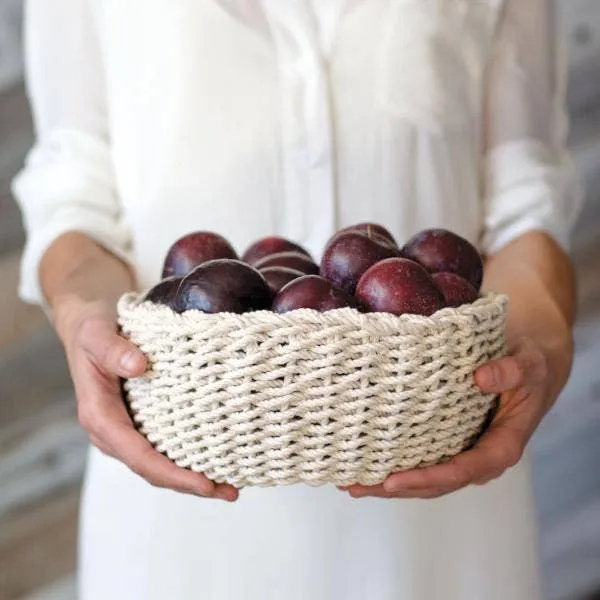 Flax & Twine Jessie Twined Rope Bowl Kit