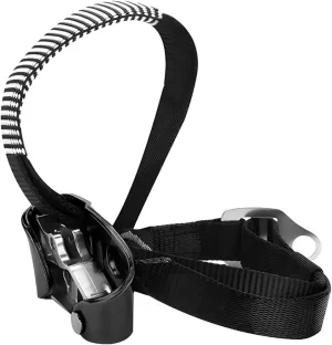 Foot Ascender for Left Foot, Rock Climbing Equipment, Aluminum Magnesium Alloy Device, Supports 8-12Mm Rope, Max Load 330 Lbs, Ideal for Mountaineering and Caving