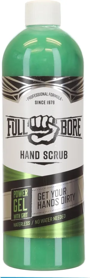 Full Bore Power Gel Waterless Hand Cleaner with Grit, 16 oz Squeeze Bottle - Removes Oil, Grease, Dirt, Filth without Harsh Chemicals