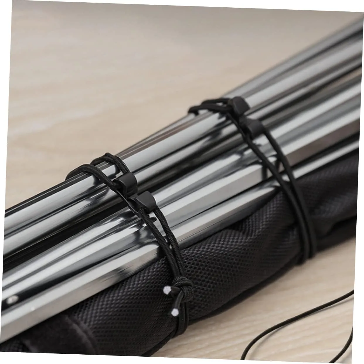 Garneck 40 Pcs String Storage Webbing Clip Bungee Cord Rope Lanyard Rope Cable Management Tool Back Pack
