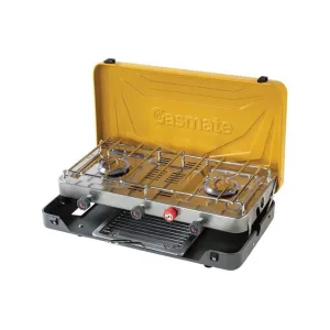 GASMATE CLASSIC 2 BURNER WITH GRILL LPG STOVE