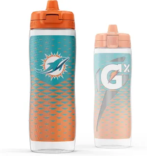 Gatorade Gx NFL Non-Slip Squeeze Bottles, 30 fl oz, Gx Hydration System