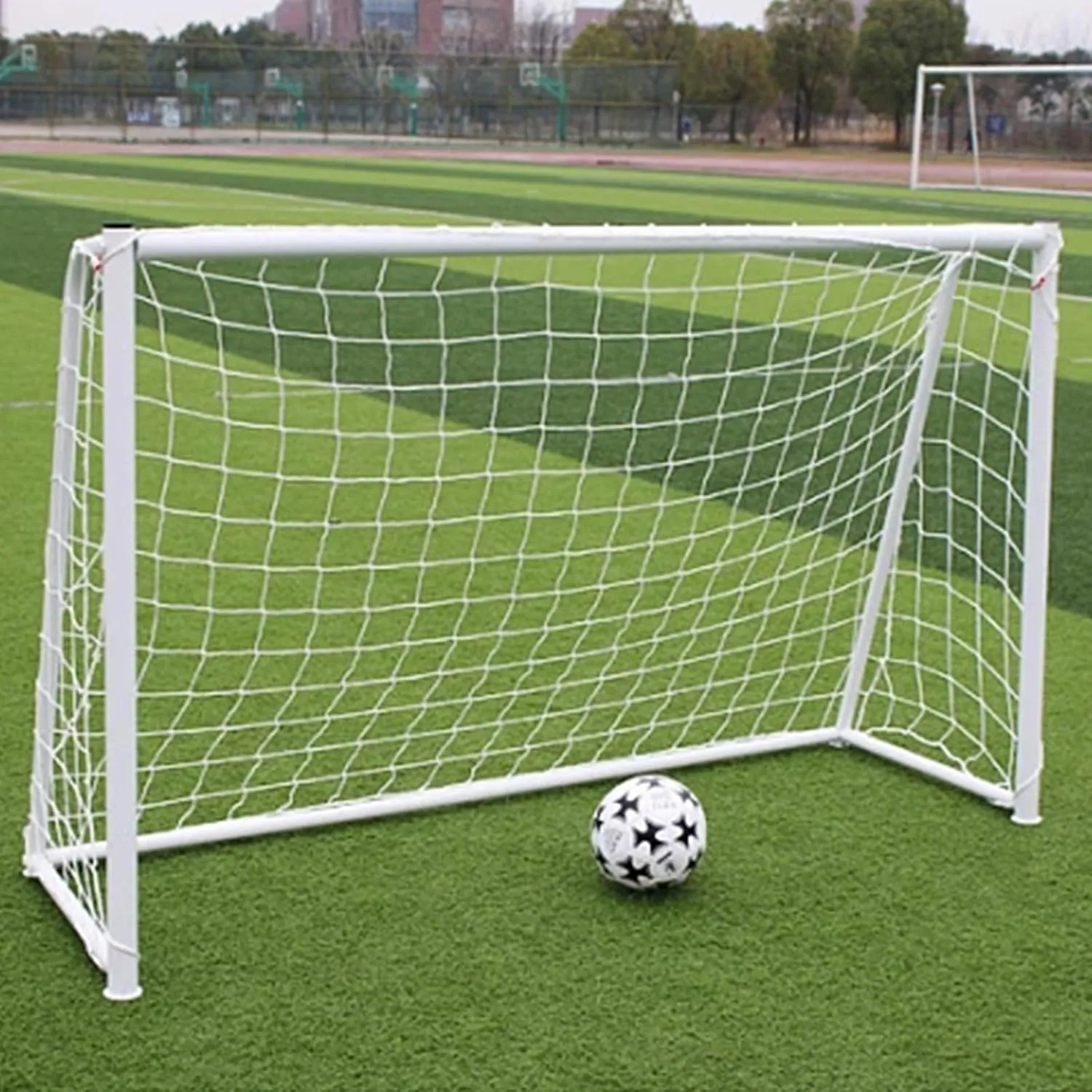 Glow in The Dark Soccer Net,Luminous Soccer Goal,Soccer Goals for Backyard,Soccer Net Replacement,12x6 and 6'x4 Soccer Goal Net Replacement,Post Not Included.