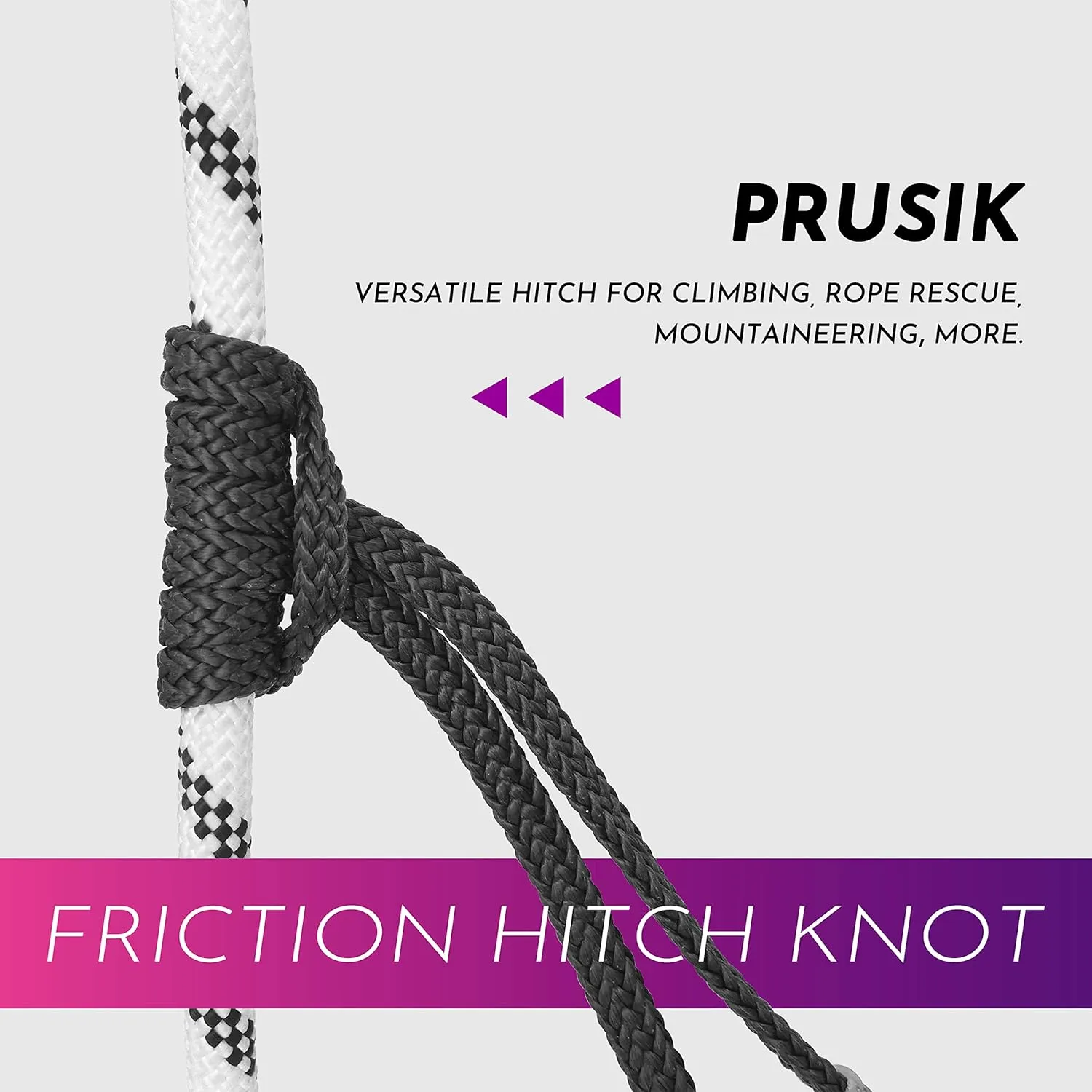 GM CLIMBING 6.8mm Endless Prusik Loop 15-inch 100% Technora 25kN Heat Resistant for Rappelling, Mountaineering, Rescue