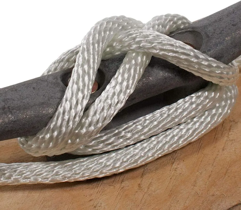 Golberg Diamond Braid Nylon Rope – 100% Nylon Utility Cord – Ideal for Camping, Outdoors, Boating, and Everyday Use – Made in The USA
