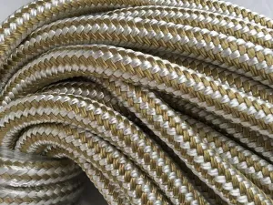 Gold Double Braid Nylon Rope 3/4 Inch