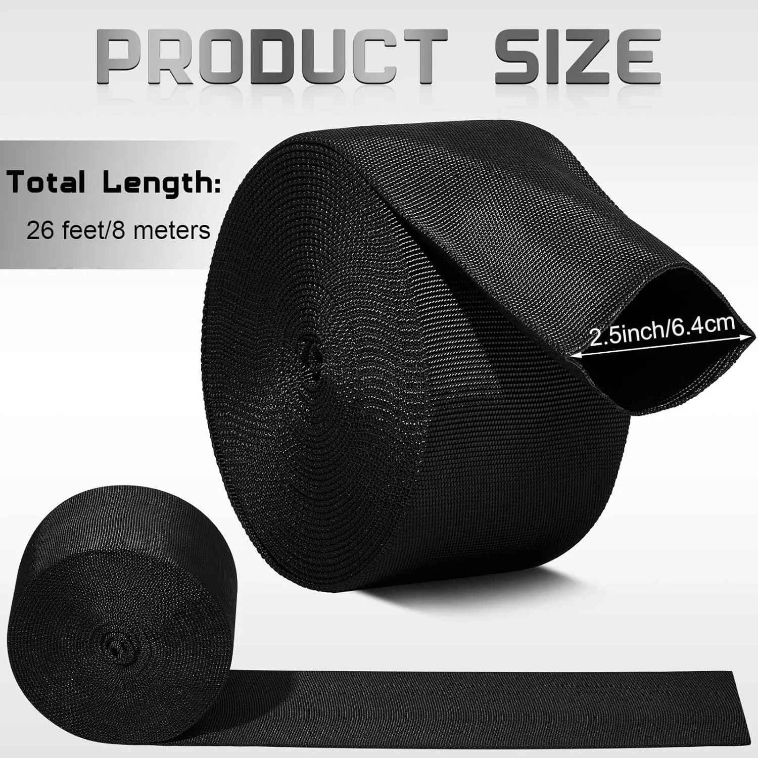 Hanaive 26 ft Nylon Hydraulic Hose Protector Sleeve Tig Torch Cable Cover Black Protective Cover Hose Sheath Hydraulic Wrap Cutting Wire Sheath Sleeve Management Wrap for Cord Tig(2.5 Inch Id)