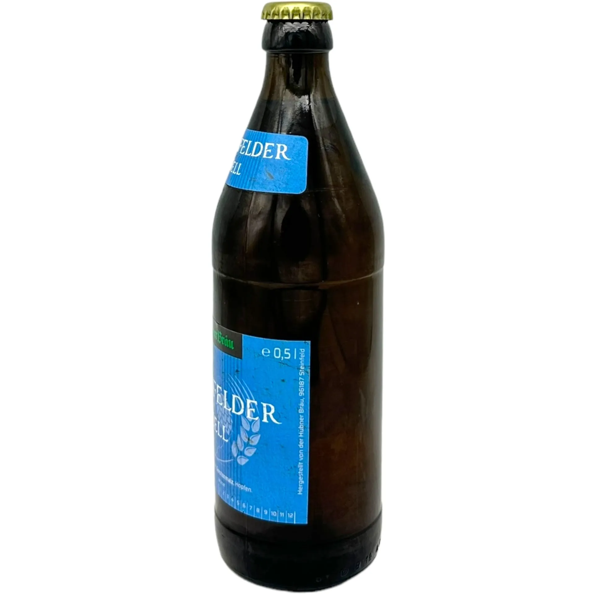Hübner Bräu Steinfeld Steinfelder Hell