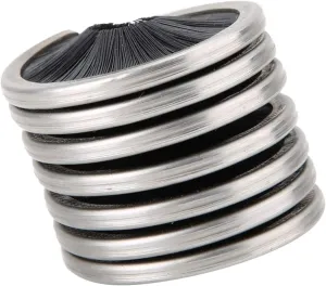 Health Gear Rope Brush, Rope Cleaner Climbing, Nylon Stainless Steel Climbing Rope Cleaner, Black Rope Cleaning Brush for Rope Way Mountaineering Cave Exploration Aerial Work