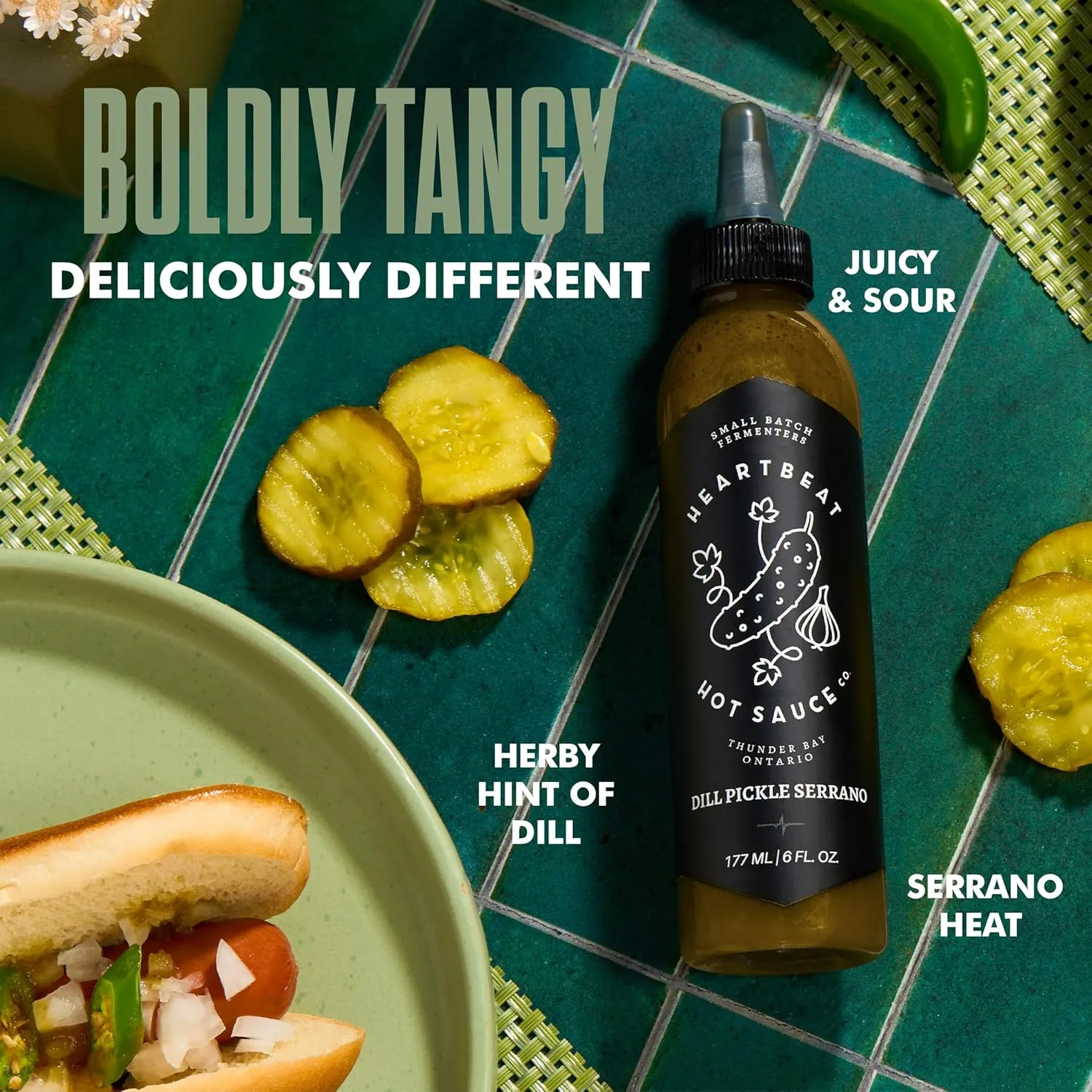 Heartbeat Hot Sauce Co. | Dill Pickle 6 oz. 3 pack