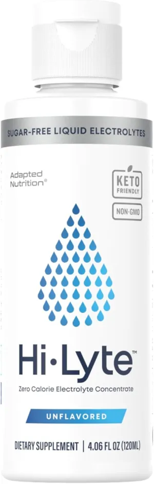 Hi-Lyte Electrolytes for Fasting, Immune Support and Rapid Hydration | 48 Servings | NO Calories NO Sugar | 20%  More Potassium, Magnesium & Zinc