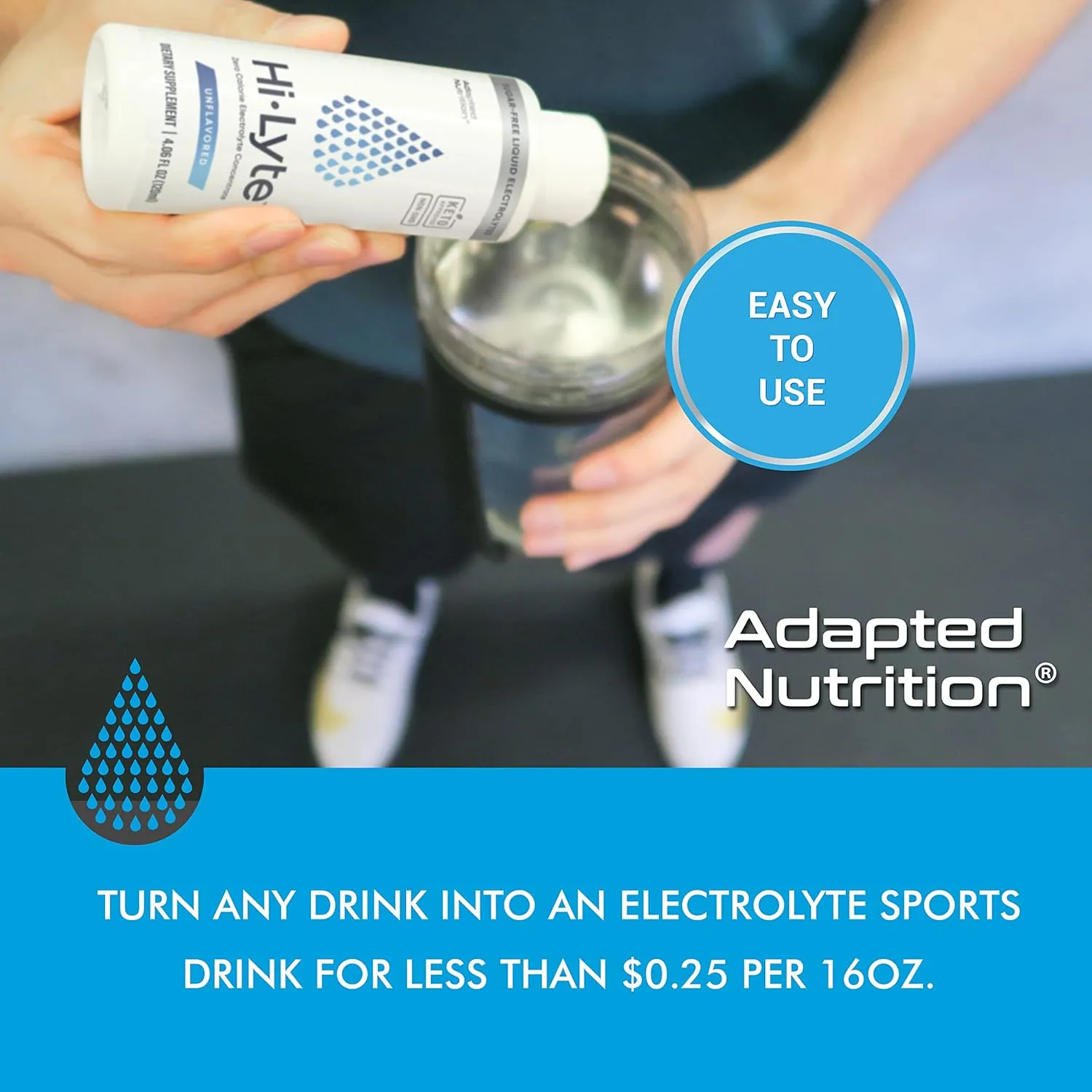 Hi-Lyte Electrolytes for Fasting, Immune Support and Rapid Hydration | 48 Servings | NO Calories NO Sugar | 20%  More Potassium, Magnesium & Zinc