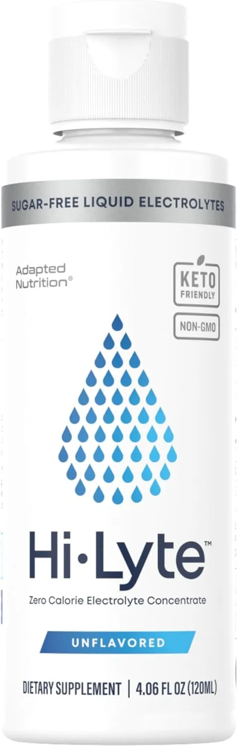 Hi-Lyte Electrolytes for Fasting, Immune Support and Rapid Hydration | 48 Servings | NO Calories NO Sugar | 20%  More Potassium, Magnesium & Zinc