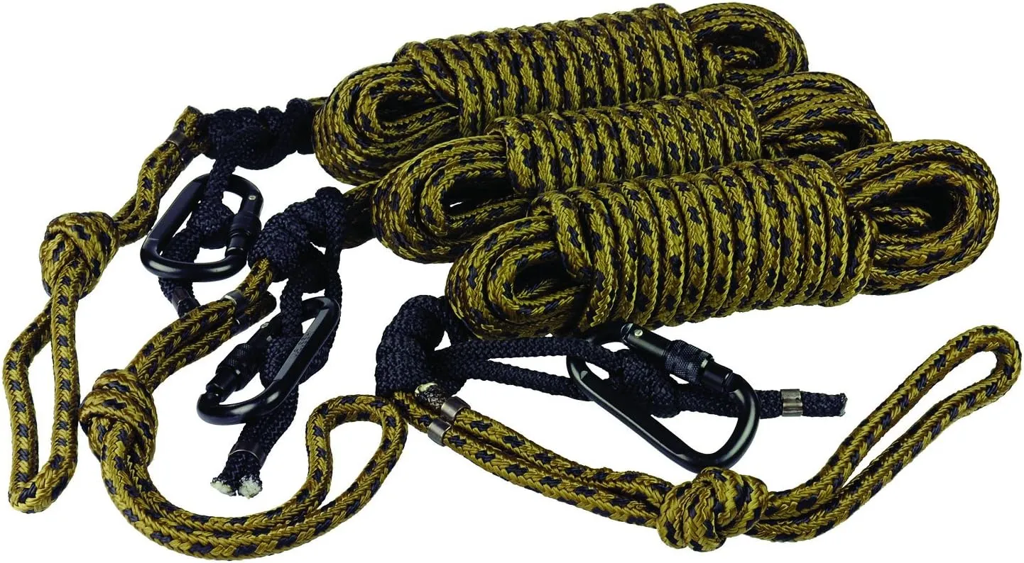 Hunter Safety System Non-Reflective Lifeline for Tree-Stand Hunting Safety Harness